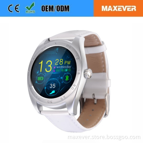 Leather/Steel Band MTK2502 Heartrate K89 Smart Watch
